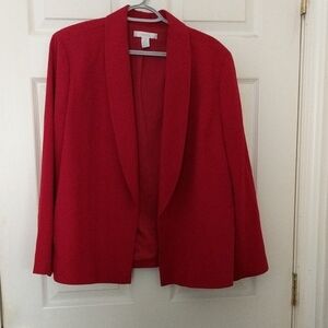 Chico's Vibrant Red Blazer